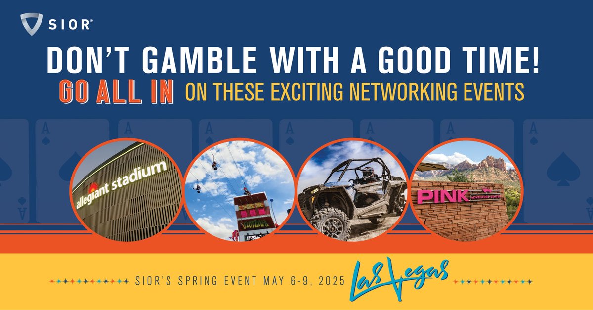 Want to go all in for the ultimate Vegas experience? Check out all of the exciting networking events: hubs.ly/Q03d9PLf0

#SIOR #realestateconference #CRE #SIORLasVegas2025