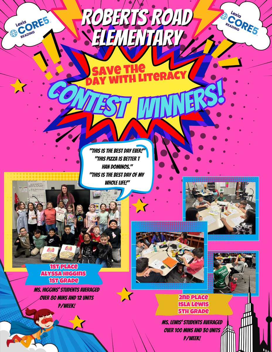 LitCoachLong's tweet image. Celebrating our students who are Leveling Up in Lexia Core5 @JGoLexia @RobertsRoadES