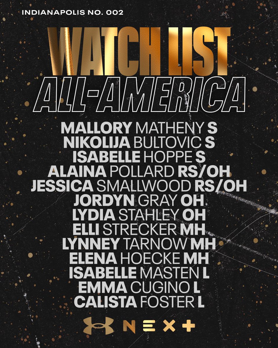 Congrats to our All-America invite and MVPs! And to those on the Watch-List, we’re keeping an eye on you all season long👀 #uanext