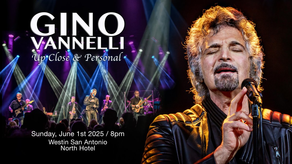 GinoVOfficial's tweet image. Gino returns to San Antonio on June 1st!
Westin San Antonio North Hotel
9821 Colonnade Blvd.
Pre-sale is NOW live with password GINOSA
qliveone.thundertix.com/per.../3151566…
Public on sale begins Wednesday, March 26th at 10am CT.