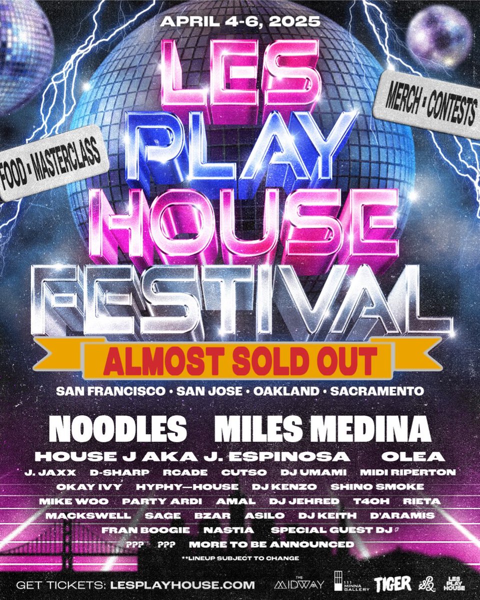 Introducing your headliner for the Les Play House Festival Kickoff in Sacramento (<a href="/tiger700block/">FILTHY GORGEOUS TIGER</a>) — the one and only, House J aka <a href="/djjespinosa/">J.Espinosa</a> 🕺🏽 

🚨 VERY LIMITED TICKETS REMAIN

TIX: lesplayhouse.com