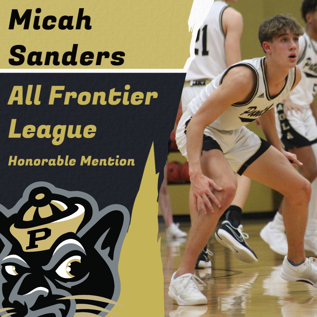Congratulations to Micah Sanders for being selected to the All Frontier League Honorable Mention!