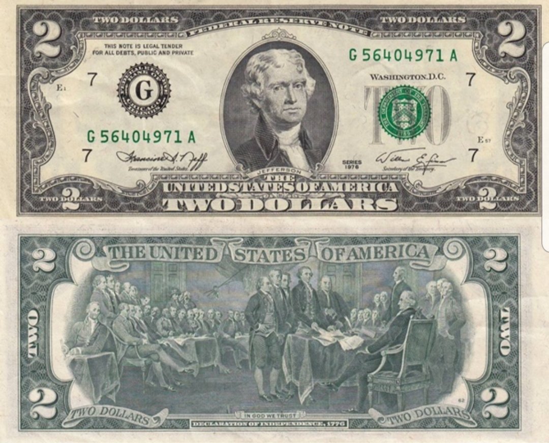 Have you ever saw or had a $2 bill