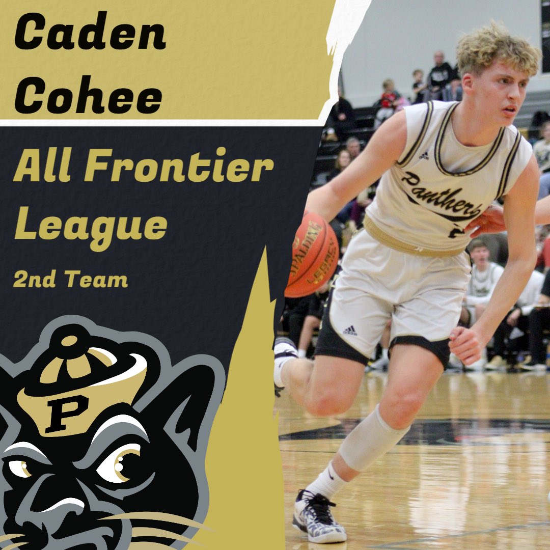Congratulations to Caden Cohee for being selected to the All Frontier League 2nd Team!