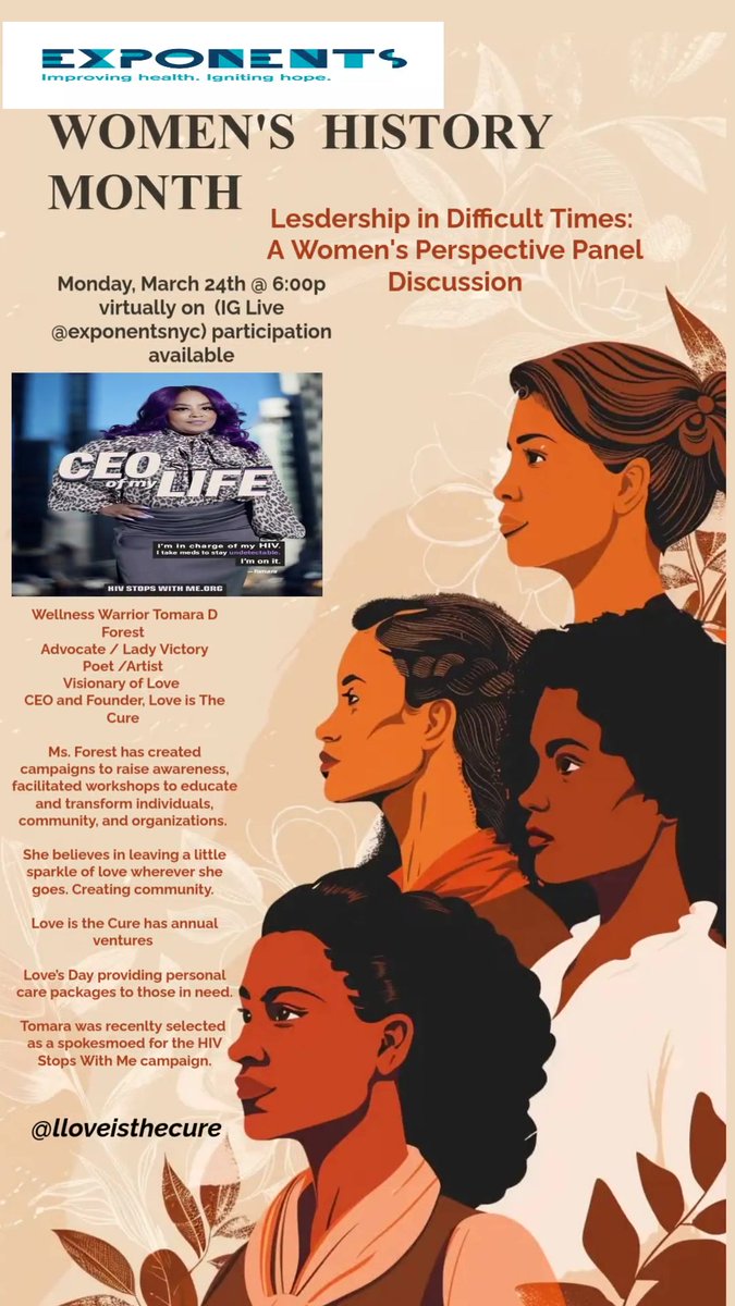 Our final panelist for this evening's Women's Herstory day event is one of our own, Pride &amp; Joy. #HerStory #WomansHistoryMonth