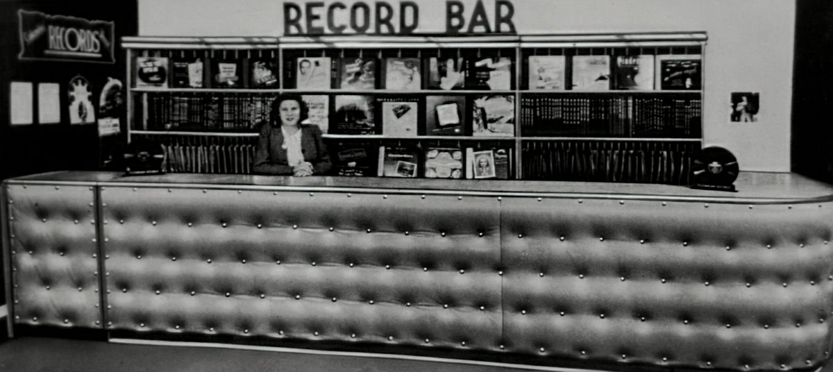 Did you know our showroom once had its very own Record Bar? 🎶 While the technology we use to entertain ourselves has come a long way, one thing remains the same—our commitment to bringing you top-quality electronics at incredible prices! #teppermans100 #recordbar #vintage