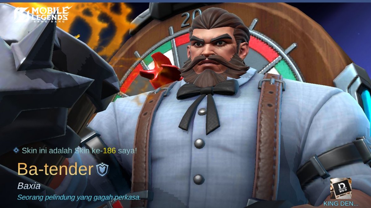 Saya baru saja mendapatkan Skin baru Ba-tender di Mobile Legends: Bang Bang! Ayo kita berhadapan melawan Player MOBA terbaik dunia bersama-sama! 
r8qs.adj.st/appinvites?adj…