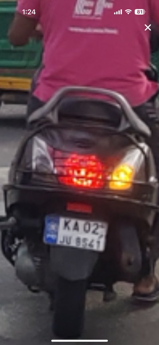 rakshith_sp_'s tweet photo. @BlrCityPolice I received a challan for vehicle KA02JU8541, but my vehicle number is KA02JU9541. The attached photo in the challan doesn’t match my bike. Please assist in rectifying this error. https://t.co/7Lp2Ag0i12