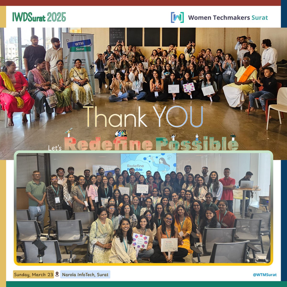 Women Techmakers Surat #IWDSurat25 tweet media