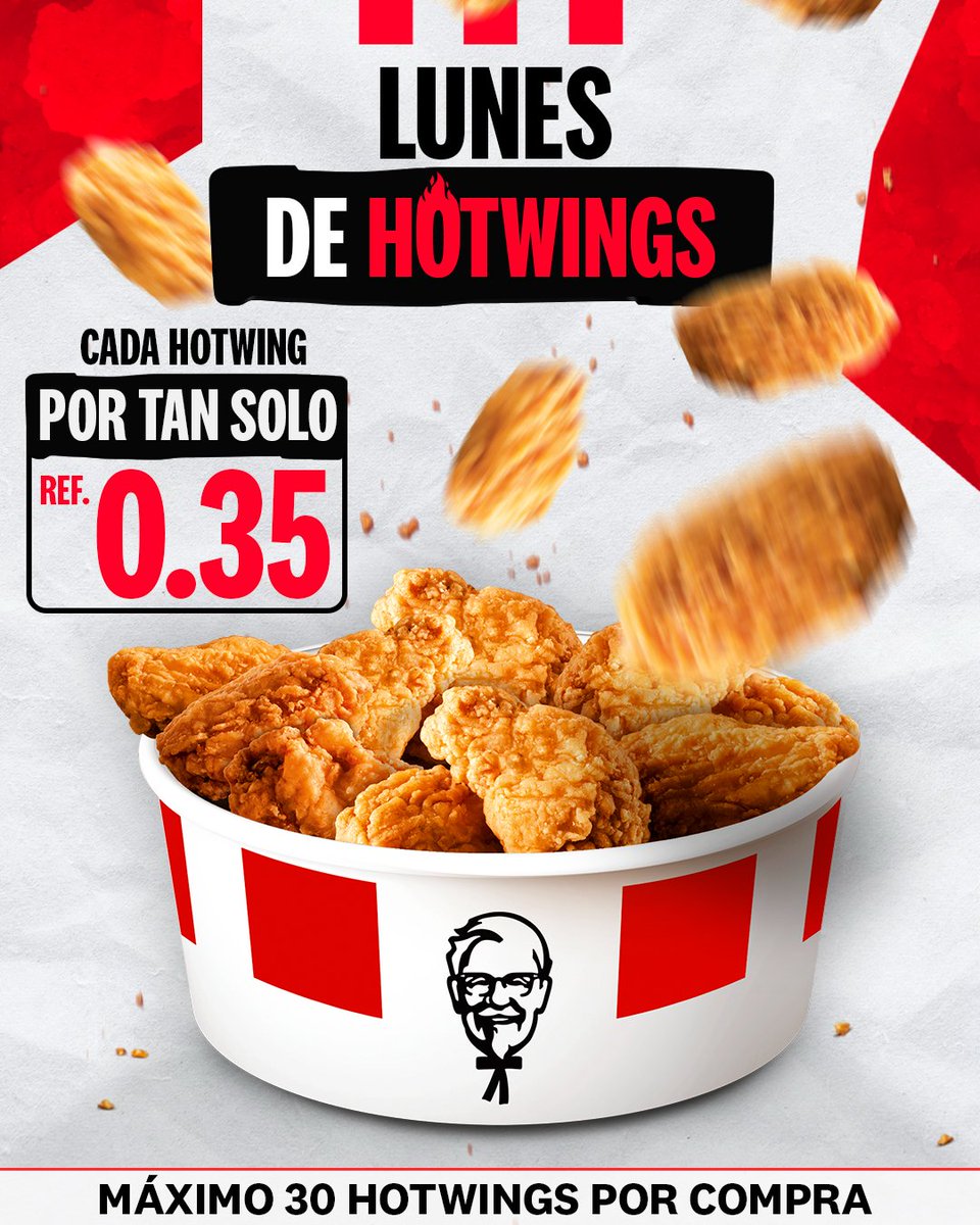 Dale fuego a tu semana con nuestras Hotwings 🔥

❗️Disponible solo HOY para CARACAS en tiendas, autoservicios y también por delivery.