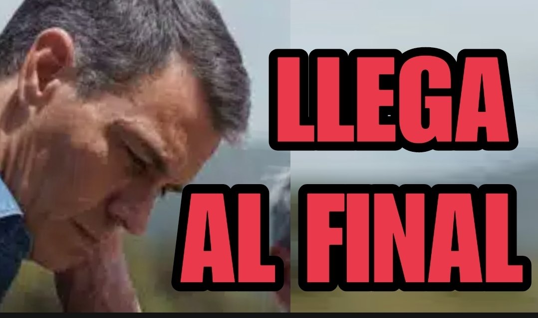 🔴LA DIMISIÓN DE SÁNCHEZ MÁS CERCA QUE NUNCA🔴

COMO YA HAN INFORMADO VARIOS MEDIOS, LA UCO HA INFORMADO AL JUEZ PEINADO DE QUE ESTÁ ELABORANDO 2 AMPLIOS INFORMES  QUE PUEDEN SER POR FIN, EL FINAL DE PEDRO SÁNCHEZ.

UNO ES  SOBRE EL RESCATE DE AIR EUROPA, POR 415 MILLONES DE €,