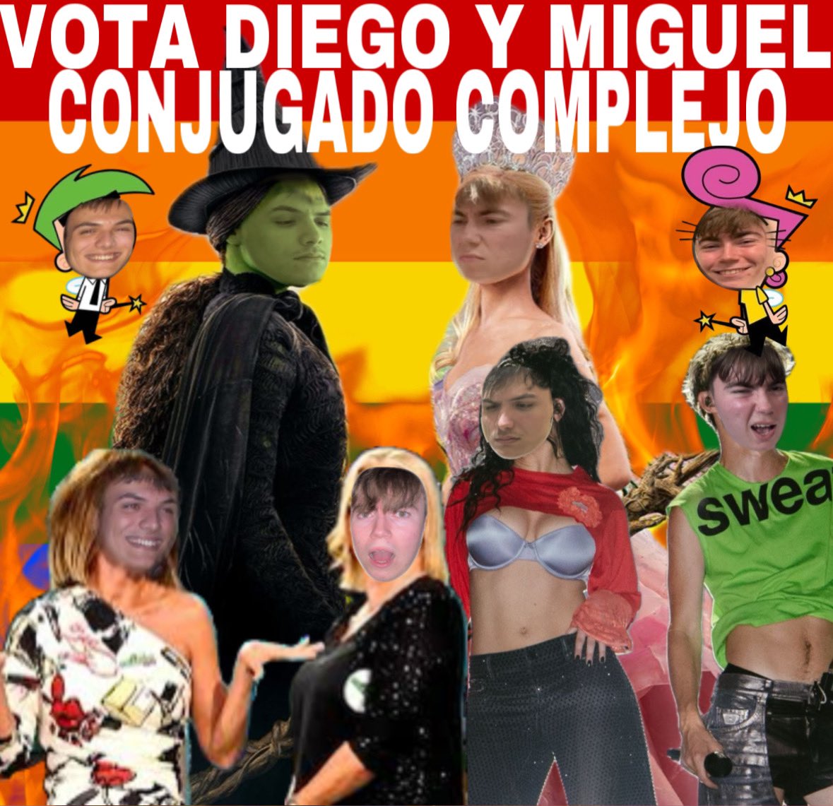 DIEGO Y MIGUEL CONJUGADO COMPLEJO!!!!