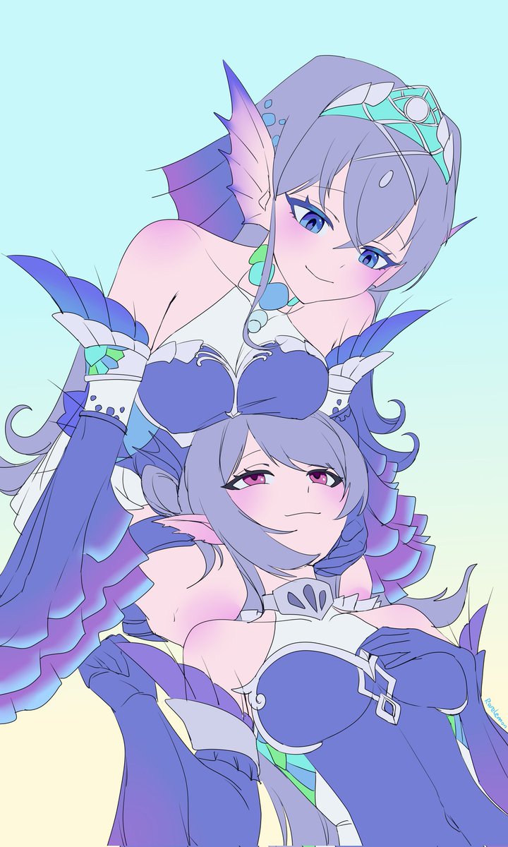 我一直觉得塞壬最喜欢水仙姐姐了
#百合
#yugioh
#ティアラメンツ