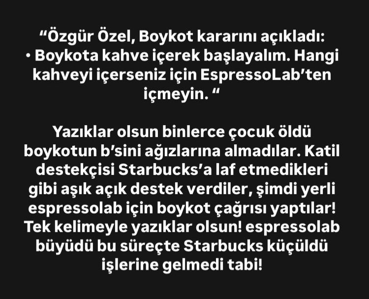 Bu iki yazıyı okuyun lütfen! Önemli olmasa okuyun demem!  #BOYKOT