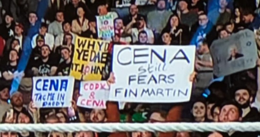 "Cena Still Fears Fin Martin" 
#WWERaw 
<a href="/FindlayMartin/">Findlay Martin</a>