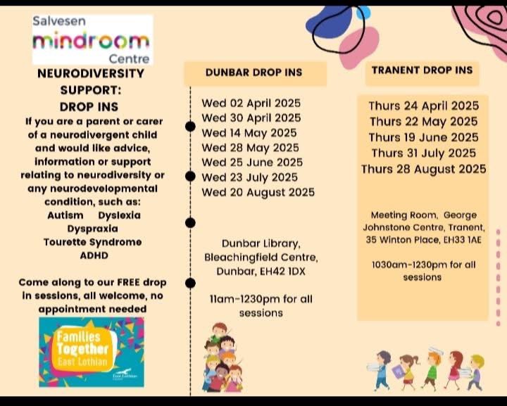 Mindroom drop in starting in April. Pop along if you are free. Dates and times on flyer ☺️