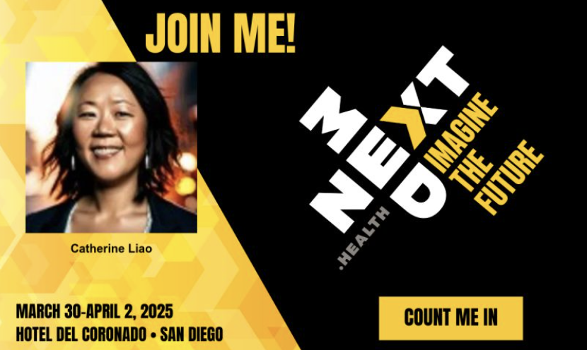conneqthealth's tweet photo. We’re excited to share that CSO Catherine Liao will be speaking at #NextMedHealth 2025, representing Cardiex & CONNEQT Health!
Join her & use code CARDIEX for $750 off registration → https://t.co/LeEbonttM8
#CONNEQTPulse #ArterialHealth #HealthTech #FutureOfHealth $CDX https://t.co/dul5FZjpem