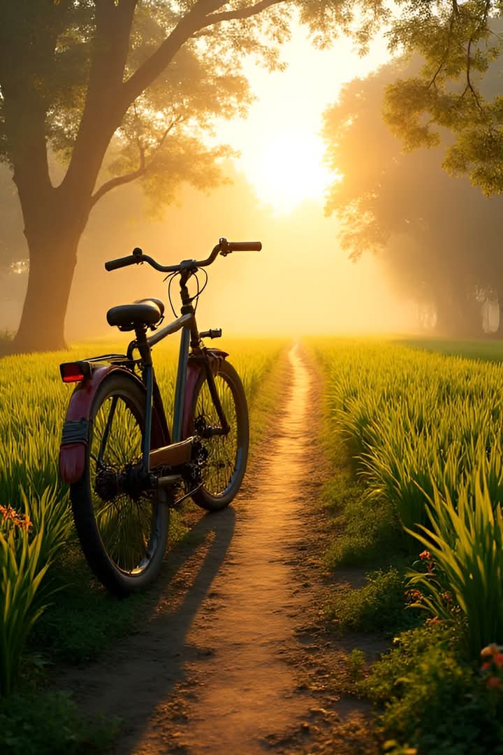 My trusty bicycle, ready to go anywhere 🚲✨