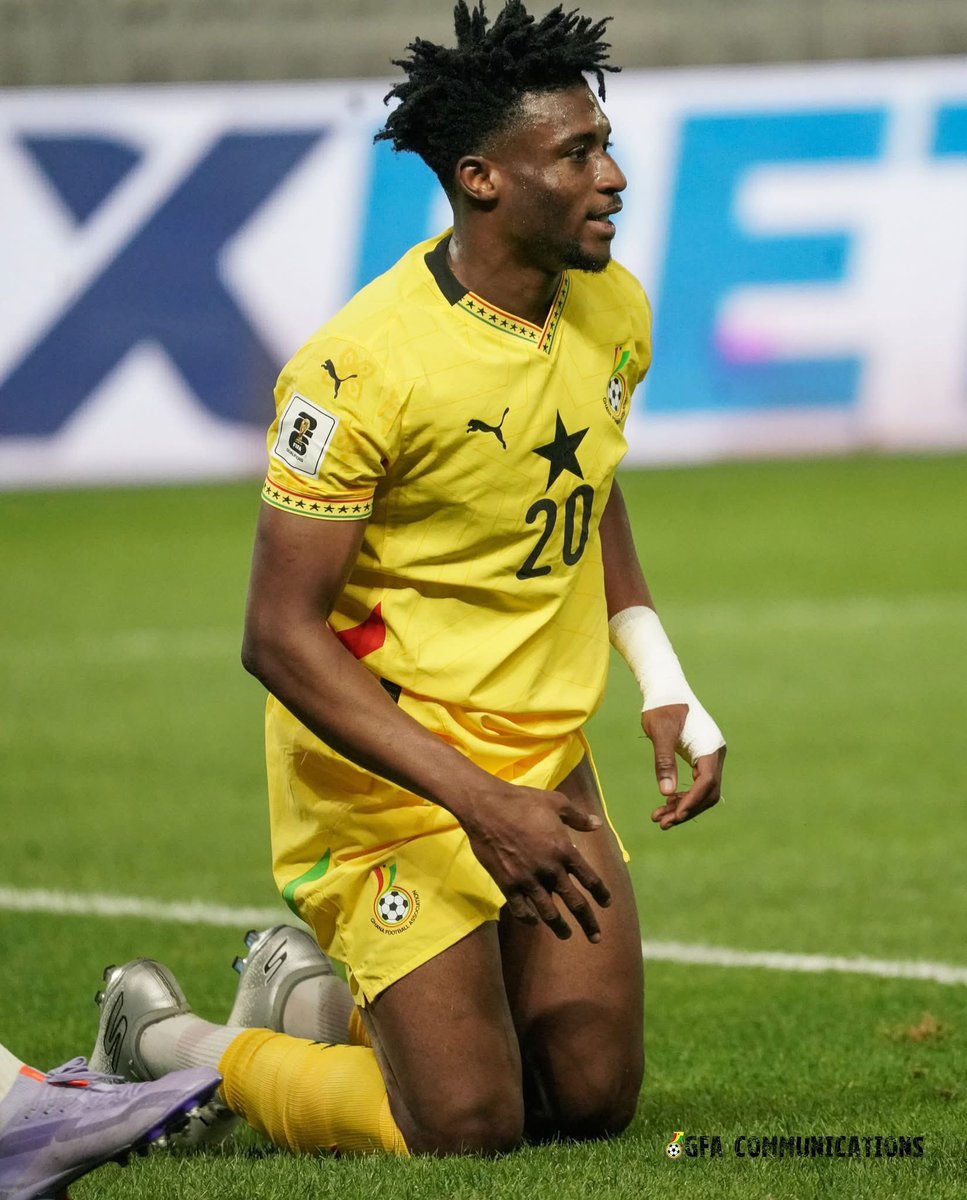 ⚽️ 58’ 𝗚𝗢𝗢𝗢𝗔𝗟 - Mohammed Kudus makes it 3! 

A perfect assist from Jordan Ayew, and Kudus does the rest! 💫

🇲🇬 Madagascar 0️⃣-3️⃣ Ghana 🇬🇭

#BlackStars | #FIFAWCQ