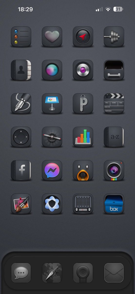 daddykool666's tweet image. Hazen
Coloured and Dark Skeuo style Icons
Jailbreak and Jailed versions.
235 icons including alts
Custom Folders
Custom Dialer
Custom Settings
5 AE's
3 Docks
Page Dots
includes jailed AE’s and Walls
$5 paypal.me/daddykool666
Please include email