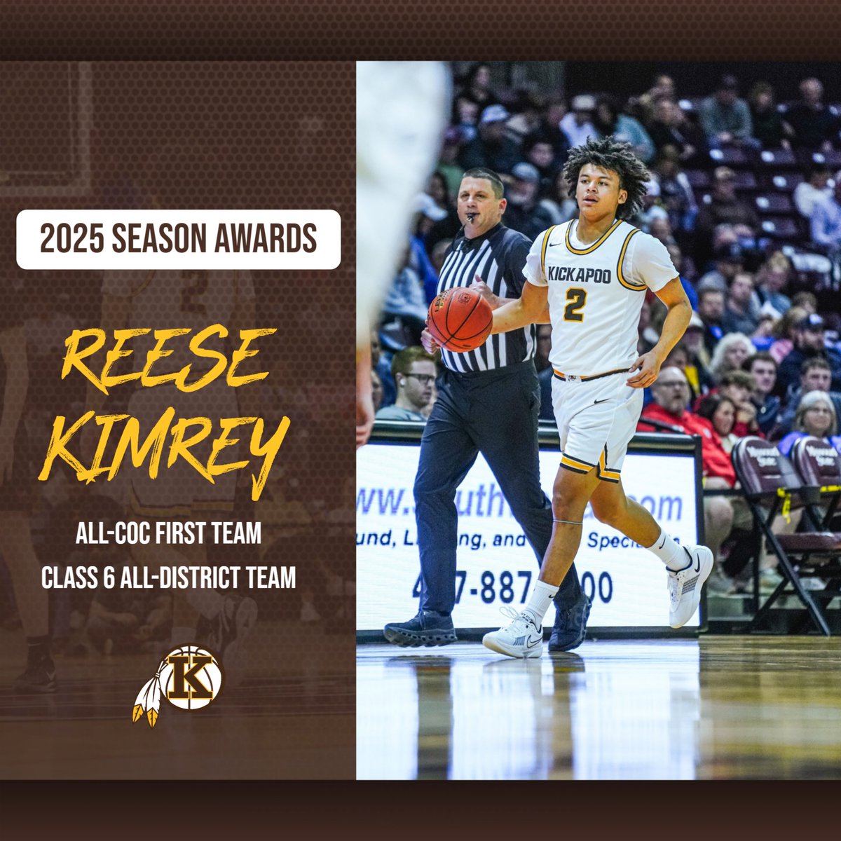 Kickapoo Basketball (@poobasketball) on Twitter photo <a href="/KimreyReese/">Reese Kimrey</a> continues to rack up the post season awards after a great Junior season. #GoChiefs <a href="/KimreyReese/">Reese Kimrey</a> continues to rack up the post season awards after a great Junior season. #GoChiefs