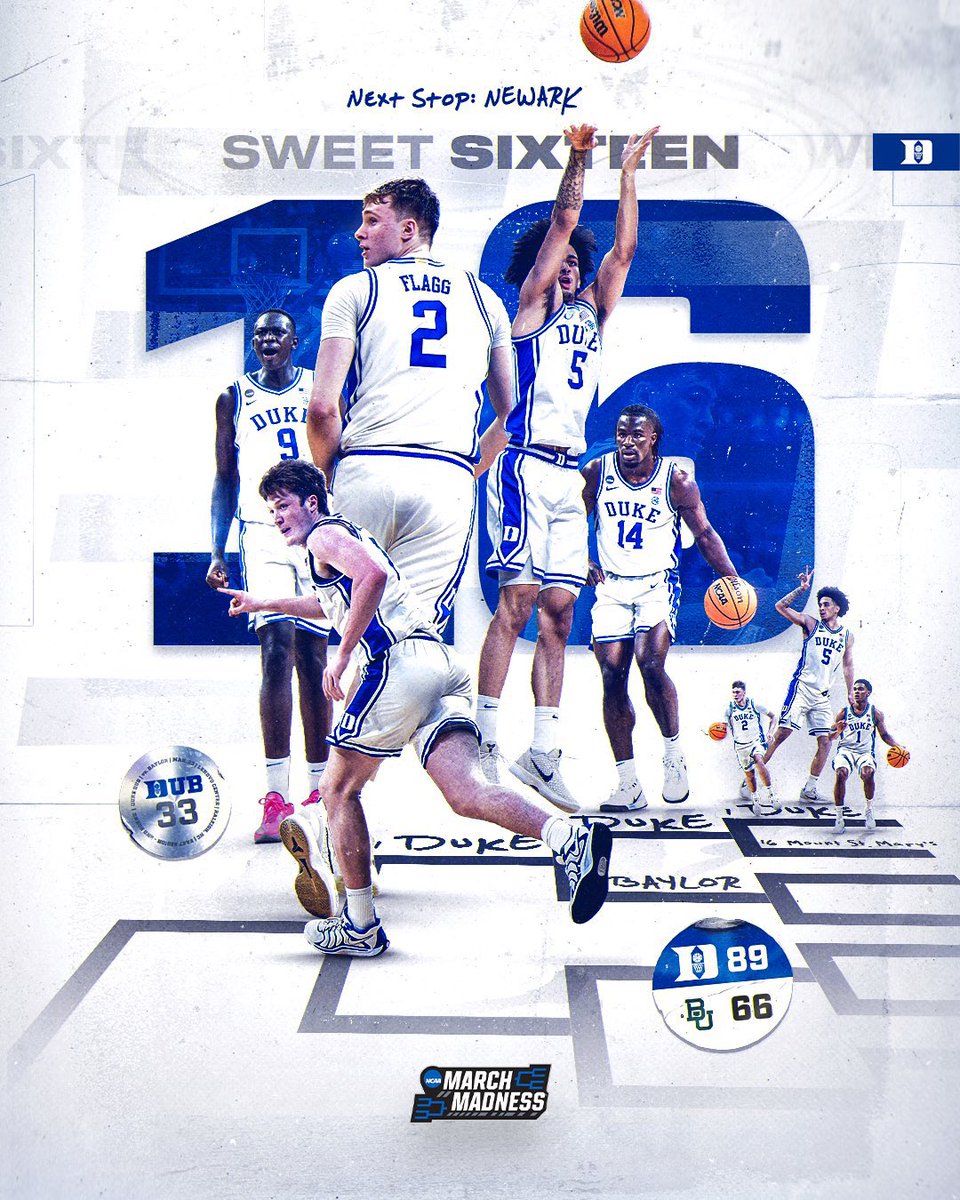 rheidrick24's tweet photo. Duke is the ONLY school in the country to advance to the #SweetSixteen in BOTH men’s and women’s basketball in 2024 and 2025. https://t.co/Xq2gd9V0h7