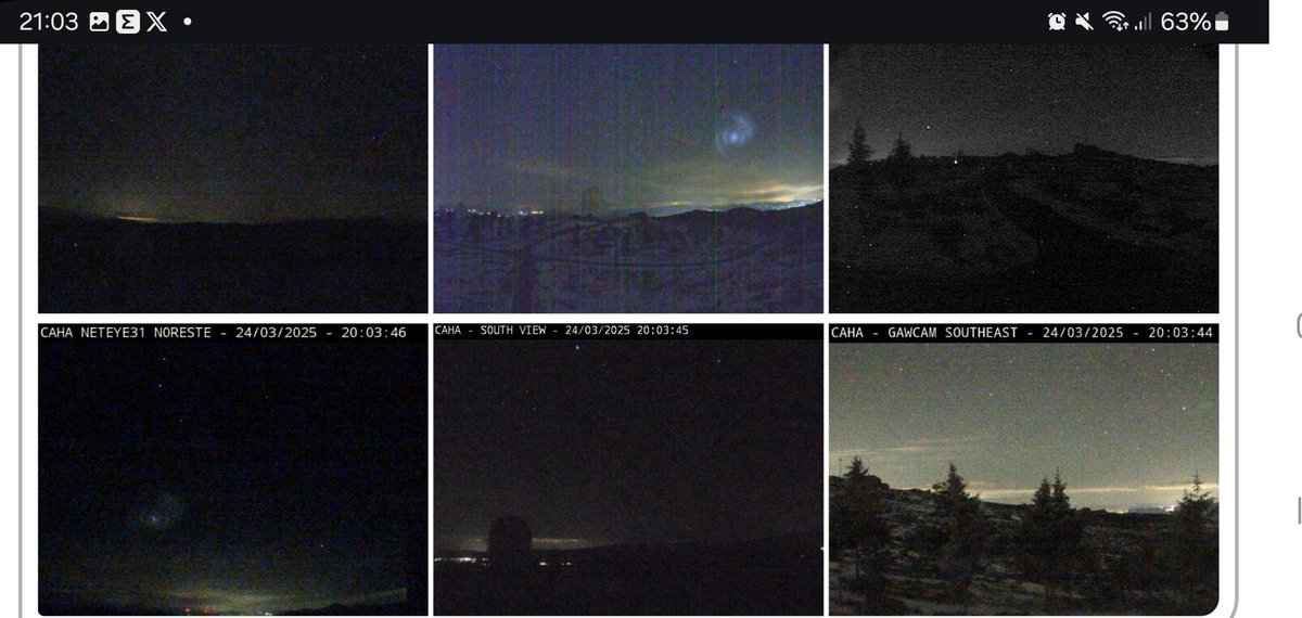 josestormchaser's tweet image. Acabo de lograr ver, gravar en móvil y "capturar" una de las cosas más alucinantes de mi vida.
Sobre Almería ha pasado lo que parece una reentrada/salida de cohete espacial o misil.
#CalarAlto #Filabres #Space