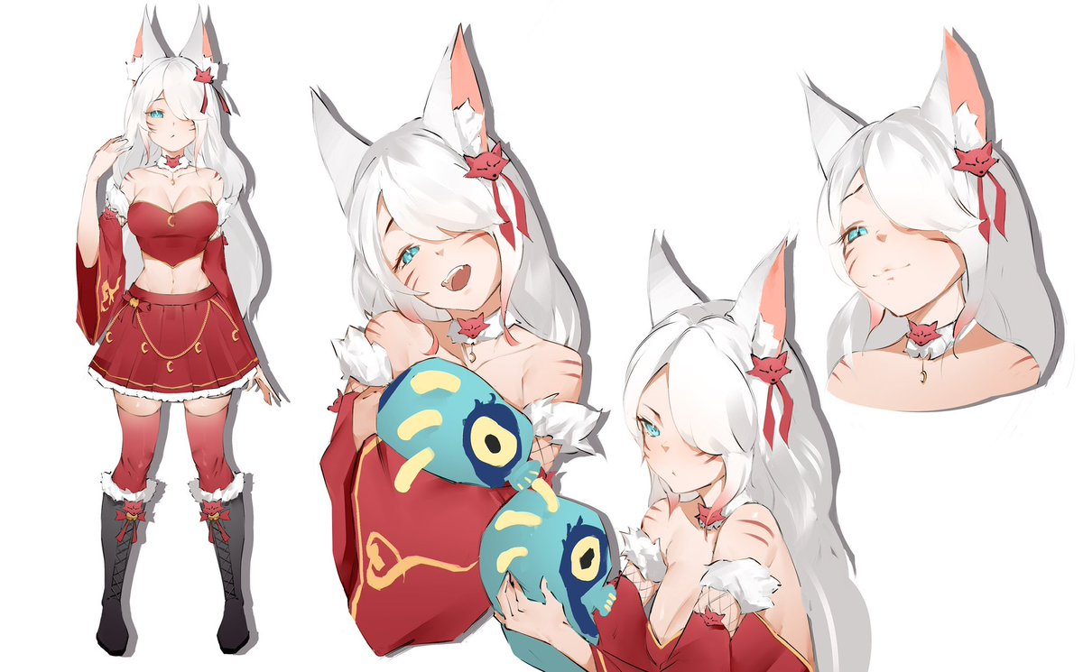 Small character sheet of my vtuber! Hope you guys enjoy! <3 

#Vtuber甲子園2025 #Vtubers #digitalartists