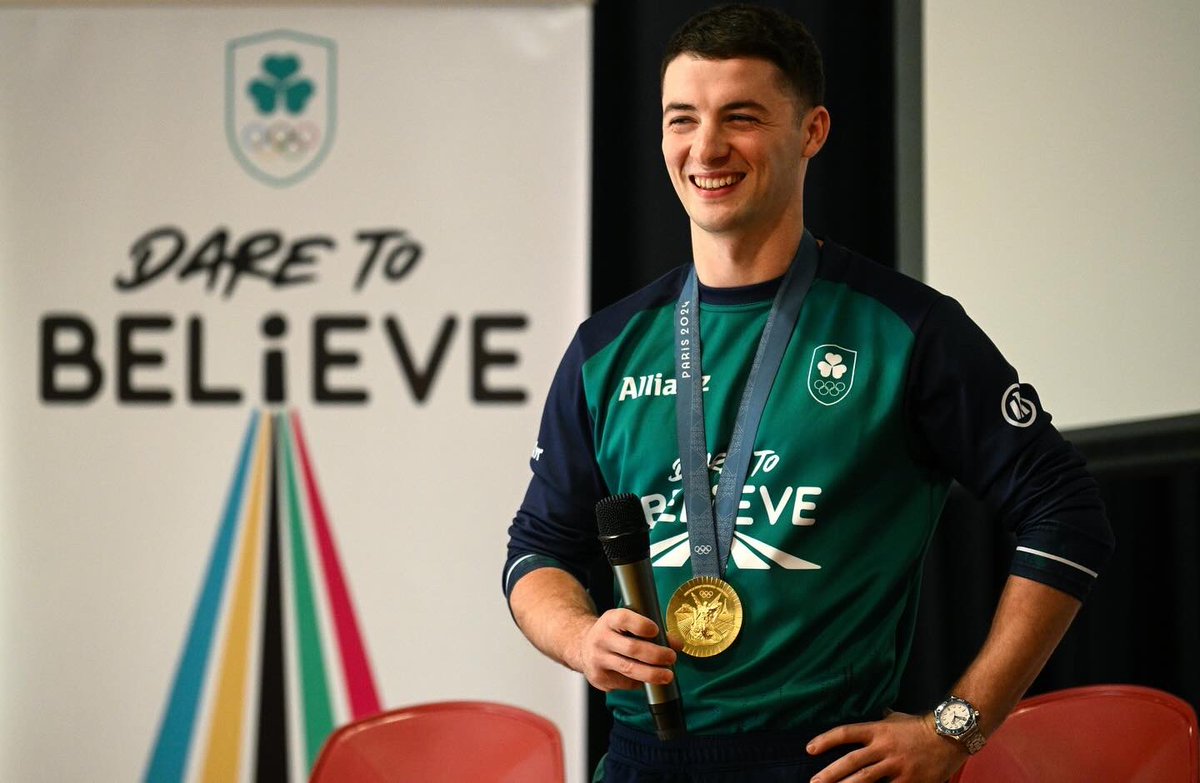 Team Ireland (@teamireland) on Twitter photo What a day! 🤩
Olympic Champion <a href="/McClenaghanRhys/">Rhys Mcclenaghan</a> returned to his secondary school, Regent House School, Newtownards today, where he shared his journey from those very school halls to the Olympic podium 📚🤝🥇
#TeamIreland #DareToBelieve What a day! 🤩
Olympic Champion <a href="/McClenaghanRhys/">Rhys Mcclenaghan</a> returned to his secondary school, Regent House School, Newtownards today, where he shared his journey from those very school halls to the Olympic podium 📚🤝🥇
#TeamIreland #DareToBelieve