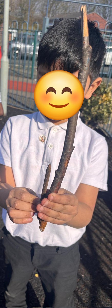 Today, in Year 1, the children have been comparing length and height in Maths. We went outside to investigate using any sticks that we could find and compare their length with a partner. #everychildnumerate <a href="/WhiteRoseEd/">White Rose Education</a>