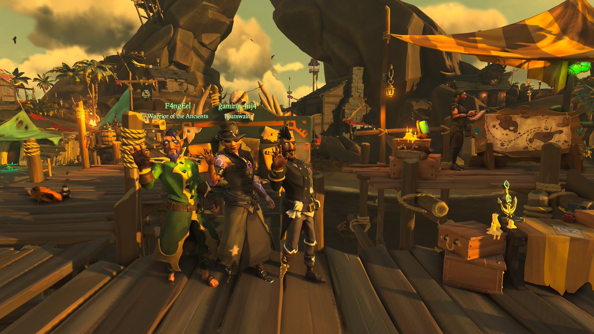 Sailing with friends
