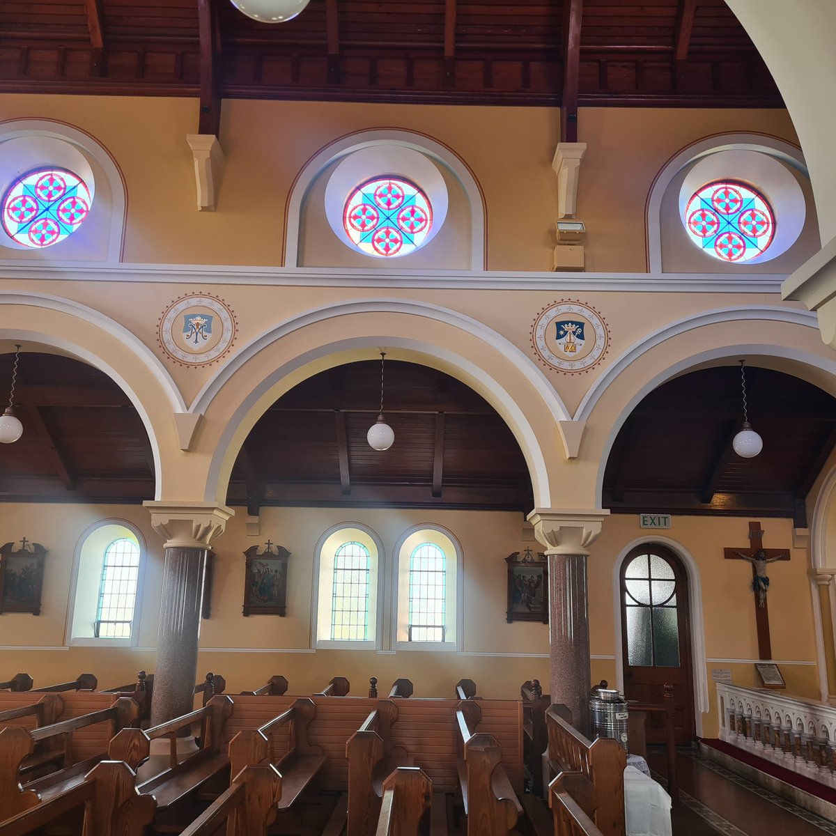 Some before and after photos of our latest project , just completed. The Church of the Immaculate Conception , Bruree , Co. #Limerick