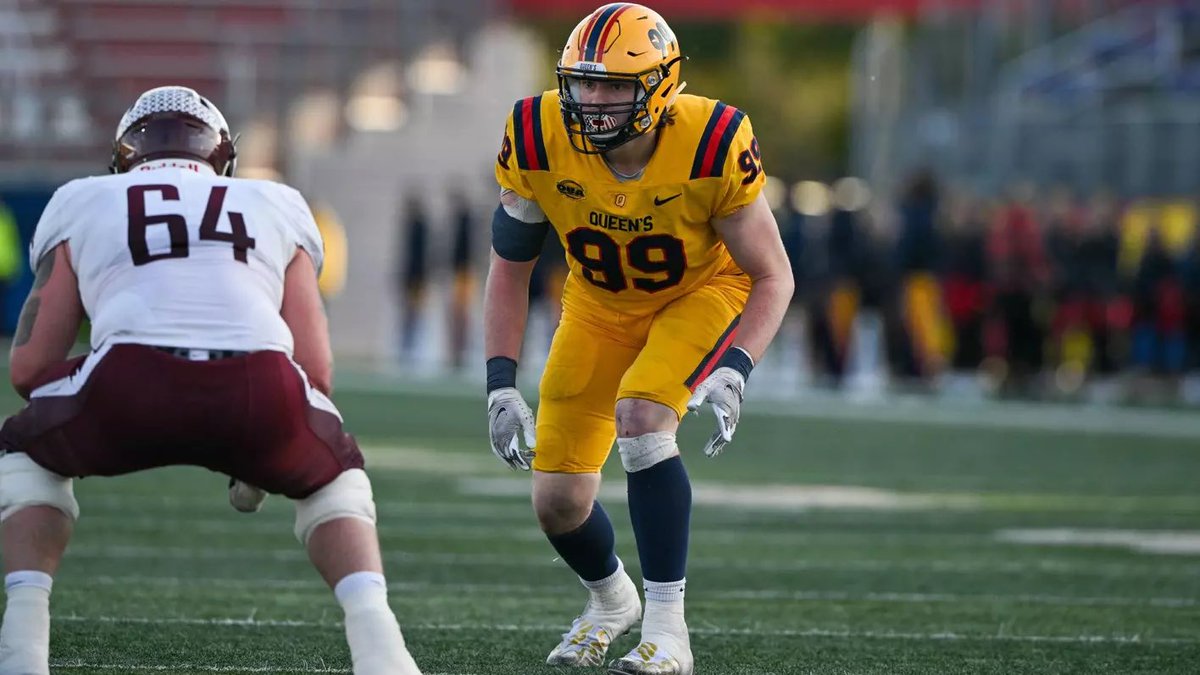 Mike Rittelmann (@mrittcgs) on Twitter photo ๐จ<a href="/CGSAllStar/">The College Gridiron Showcase</a> Pro Day Result๐จ
โก๏ธ DE <a href="/HubertSilas/">Silas Hubert</a>
๐<a href="/Queens_Football/">Queen's Football</a> / <a href="/CFL/">CFL</a> Combine
HT: 6-5
WT: 265
40: 4.76
Vertical: 30
Broad: 9-9 3/4 (โ
10th among DEโs at NFL Combine)
Short Shuttle: 4.40 (๐จ5th)
3 Cone: 7.28 (โ
7th)
Bench: 20 reps (โ
T-9th)
#CGS2025 ๐จ<a href="/CGSAllStar/">The College Gridiron Showcase</a> Pro Day Result๐จ
โก๏ธ DE <a href="/HubertSilas/">Silas Hubert</a>
๐<a href="/Queens_Football/">Queen's Football</a> / <a href="/CFL/">CFL</a> Combine
HT: 6-5
WT: 265
40: 4.76
Vertical: 30
Broad: 9-9 3/4 (โ
10th among DEโs at NFL Combine)
Short Shuttle: 4.40 (๐จ5th)
3 Cone: 7.28 (โ
7th)
Bench: 20 reps (โ
T-9th)
#CGS2025