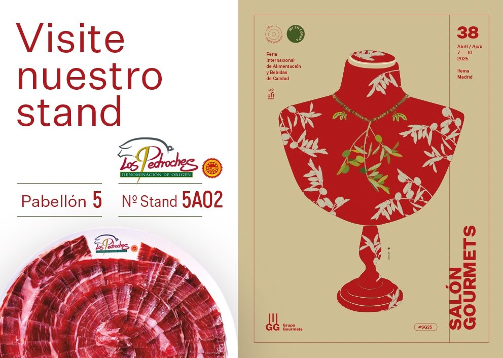 D.O.P. Los Pedroches (@dolospedroches) on Twitter photo Os esperamos en el Salón del Gourmet 2025 <a href="/GrupoGourmets/">Grupo Gourmets</a>
Pabellón 5
Stand 5A05
¡Vuestra casa!
#CalidadDiferenciada
#DOPeIGP
#LosPedroches
#SG2025 Os esperamos en el Salón del Gourmet 2025 <a href="/GrupoGourmets/">Grupo Gourmets</a>
Pabellón 5
Stand 5A05
¡Vuestra casa!
#CalidadDiferenciada
#DOPeIGP
#LosPedroches
#SG2025