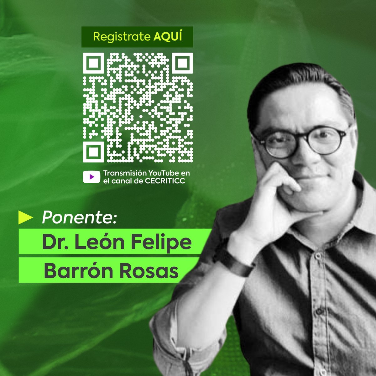 El Dr. León Felipe Barrón Rosas nos llevará a explorar las Estéticas Posthumanas como parte del ciclo de conferencias del Laboratorio de Tecnociencias del CECRITICC. 🌐🦾

🔗 Regístrate aquí: tinyurl.com/conferenciasla…
📅 28 de marzo | 14:00 - 15:00 hrs | Virtual