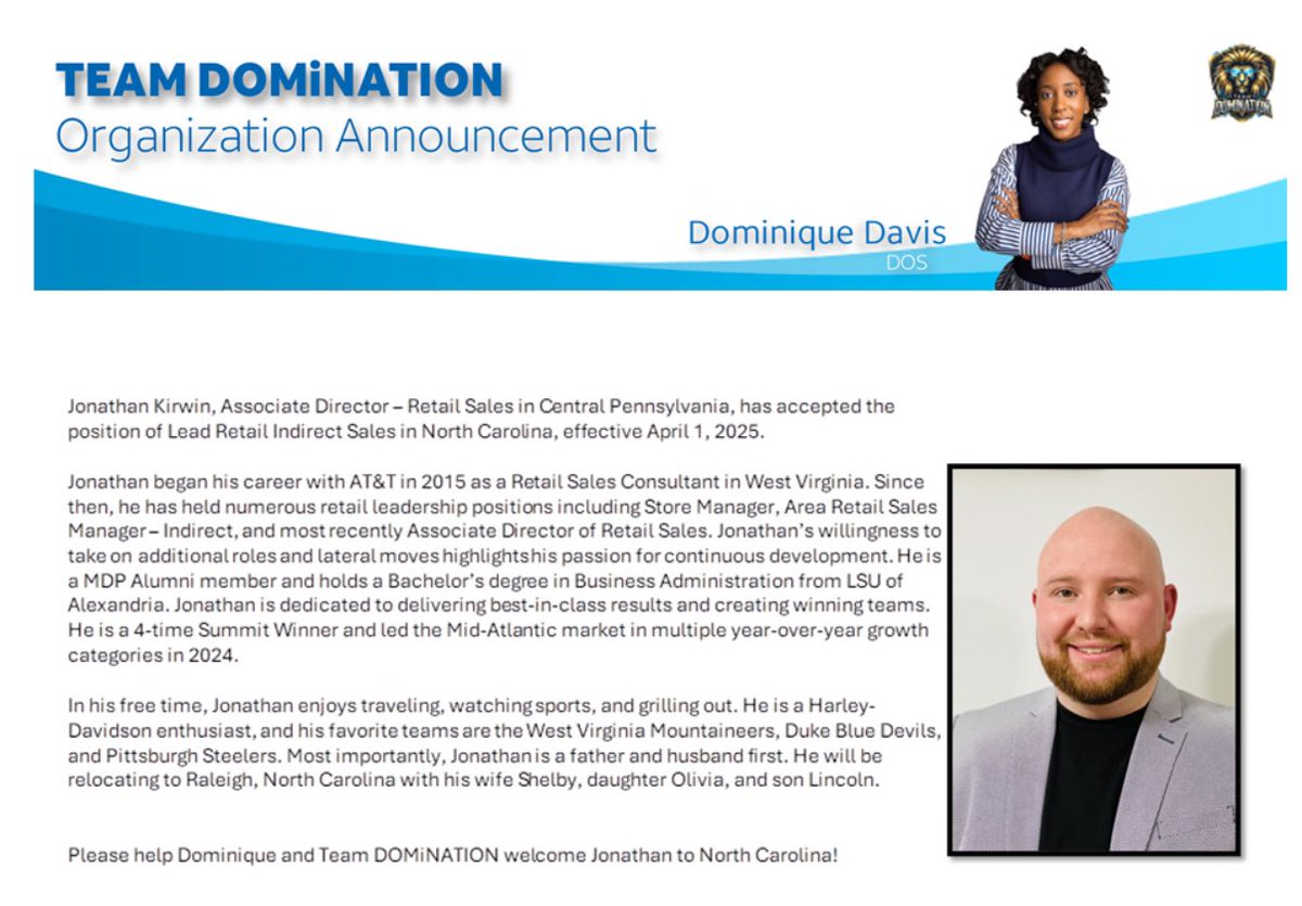 Jonathan Kirwin (@jon_kirwin) on Twitter photo Excited & thankful for this opportunity! Ready to make an impact in NC and with team <a href="/_DOMination1/">Team_DOMiNation</a> . Let’s go!!! Excited & thankful for this opportunity! Ready to make an impact in NC and with team <a href="/_DOMination1/">Team_DOMiNation</a> . Let’s go!!!