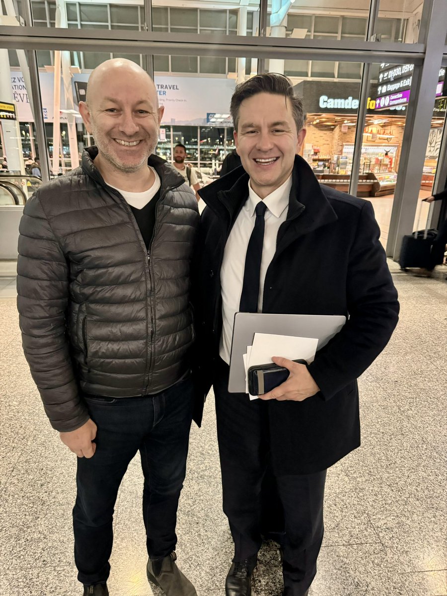 Ostrov_A's tweet image. Last November, I took a late night flight from Ottawa to Toronto, having just addressed Canada's Parliament, about the latest from Israel, and the wars with Hamas &amp;amp; Hezbollah.

Lo and behold, sitting on my flight, all the way in the back, quietly working, was @PierrePoilievre. No…