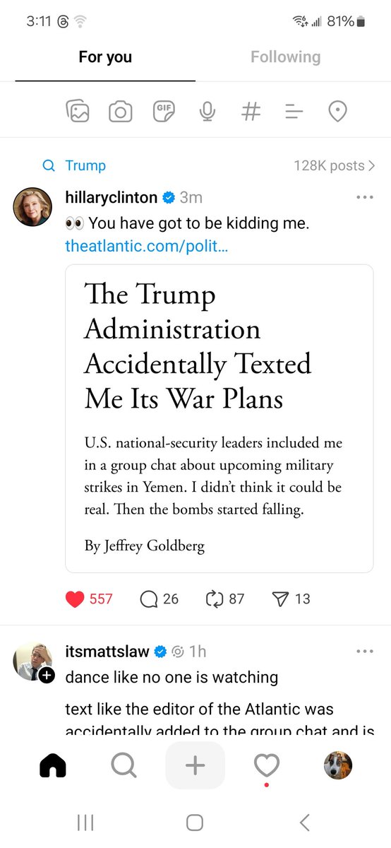 Presented without comment