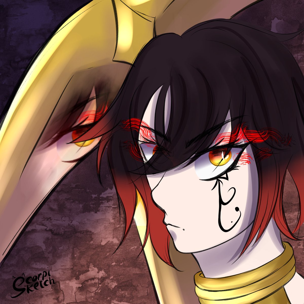 Neferú - oc <a href="/KupDrawOriginal/">MrKup'on</a> 
(vayan a ver a sus oc, son preciosas ;-;)
#digitalart #drawing #sketches