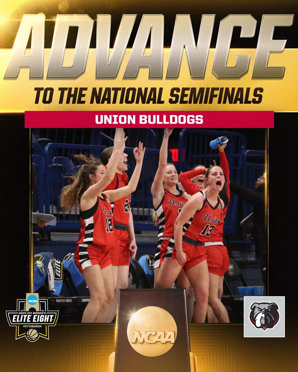 Big win for the Bulldogs!

<a href="/UUAthleticsWB/">Union University Women's Basketball</a> is moving on to the semi-finals after their win today.  

#D2WBB | #MakeItYours