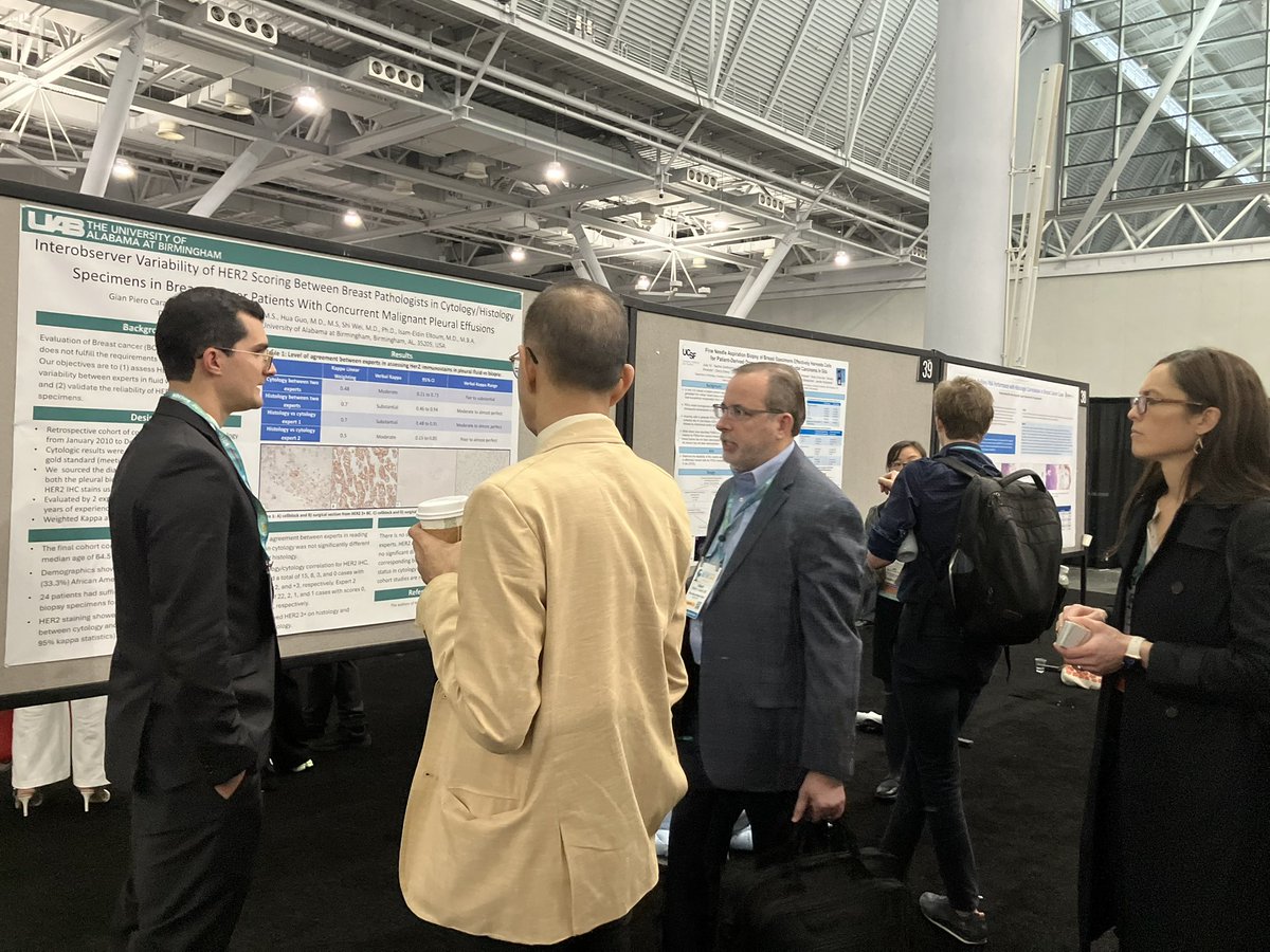 Second year presenting a poster at <a href="/TheUSCAP/">USCAP</a> and it gets better every time! I had a wonderful time filled with interesting conversations and ideas. Thank you <a href="/UABPathology/">UAB Pathology</a> for this amazing opportunity!