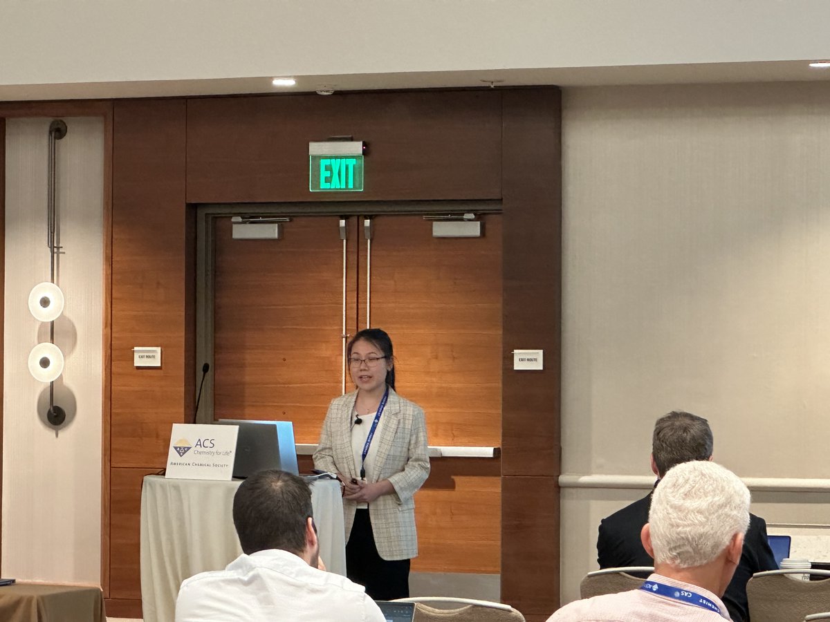 Elsa Reichmanis (@reichmanisgroup) on Twitter photo ✨Excited for our group member Yiman Xu <a href="/YimanXu2/">Yiman Xu_Lehigh</a>, who presented at ACS Spring 2025! Her talk, "Landau-Levich Scaling for Optimization of Quantum Dot Layer Morphology and Thickness for Enhanced Quantum-Dot Light-Emitting," was fantastic. Huge congrats, Yiman! 🎉 ✨Excited for our group member Yiman Xu <a href="/YimanXu2/">Yiman Xu_Lehigh</a>, who presented at ACS Spring 2025! Her talk, "Landau-Levich Scaling for Optimization of Quantum Dot Layer Morphology and Thickness for Enhanced Quantum-Dot Light-Emitting," was fantastic. Huge congrats, Yiman! 🎉