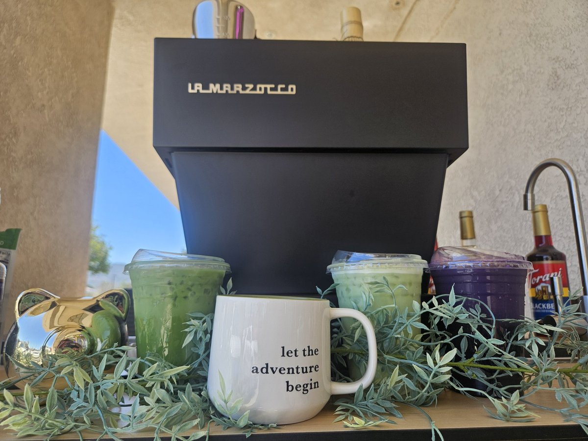 TheCoffeePact's tweet photo. A little photo shoot with the beauties. First to get the correct order gets $100 off for catering or surprise gift!

#coffee #coffeecart #urbanexchangetemecula https://t.co/aqjJZsx82x