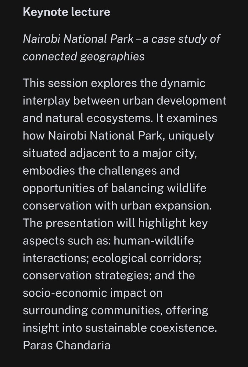 Hina Robinson 🌍 (@robbogeog) on Twitter photo Geography educators last week to book tickets for the <a href="/The_GA/">Geographical Association</a> conference! Keynote on Thursday will be Paras Chandaria who is coming from Nairobi just to deliver this lecture on Nairobi National Park, a place close to his heart. Book tickets here geography.org.uk/events-cpd/ga-… Geography educators last week to book tickets for the <a href="/The_GA/">Geographical Association</a> conference! Keynote on Thursday will be Paras Chandaria who is coming from Nairobi just to deliver this lecture on Nairobi National Park, a place close to his heart. Book tickets here geography.org.uk/events-cpd/ga-…