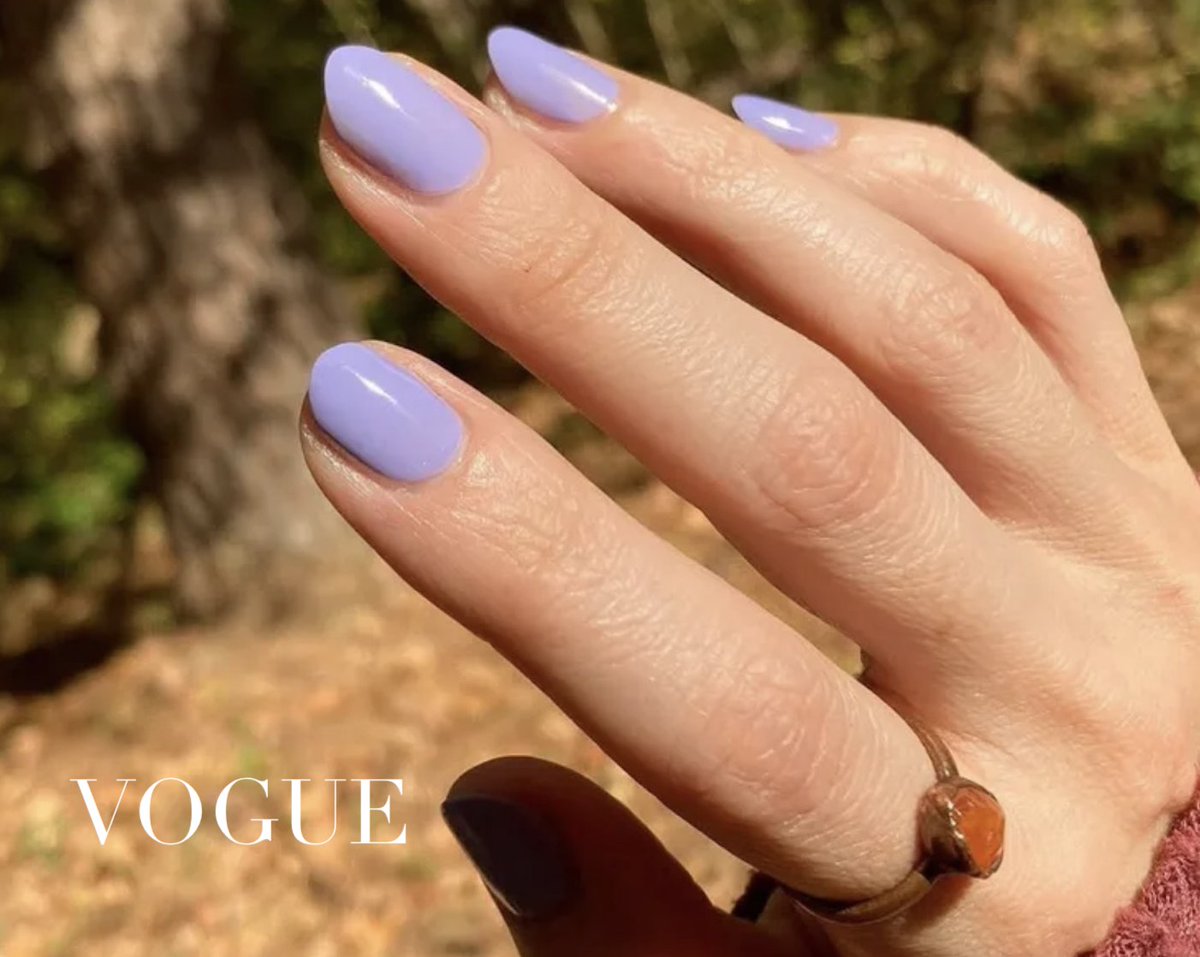 adambroderick's tweet image. it's manicure monday! as seen in vogue...spring's prettiest manicure trend...periwinkle...reserve now @adambrodericksalon #ridgefield #southbury ... 203.431.3994 or adambroderick.com #manicuremonday #manicure #monday #vogue #voguemagazine #periwinkle #spring #spring2025