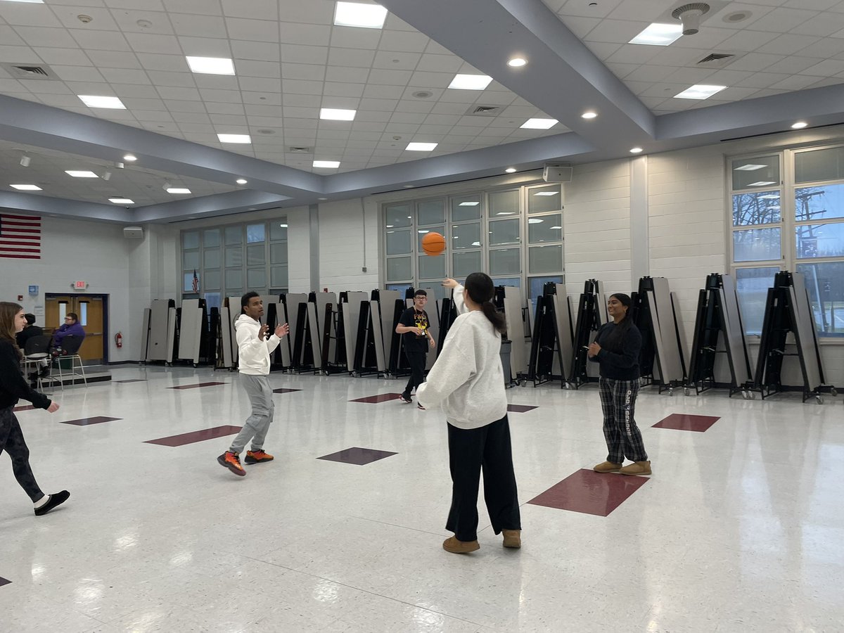 March Madness during Play Unified today! 🏀 <a href="/OldBridgeTPS/">The Bridge</a>
