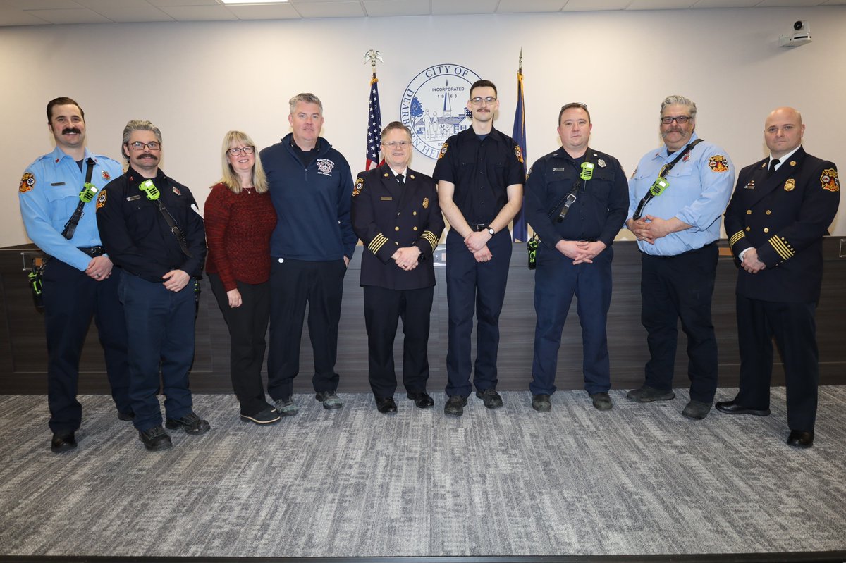 The <a href="/iaff1355/">Dearborn Heights Firefighters</a> added a little more muscle to the force today with the swearing in of Keegan Calvert, formerly of the Oxford Township Fire Department.  We wish him a long, successful career in #DearbornHeights.  #firefighters <a href="/MPFFU/">MPFFU</a> <a href="/IAFFofficial/">International Association of Fire Fighters</a>