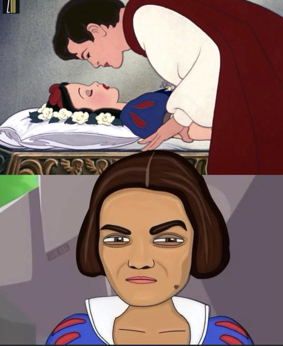 Rachel Zegler watching the REAL Snow-White right now.