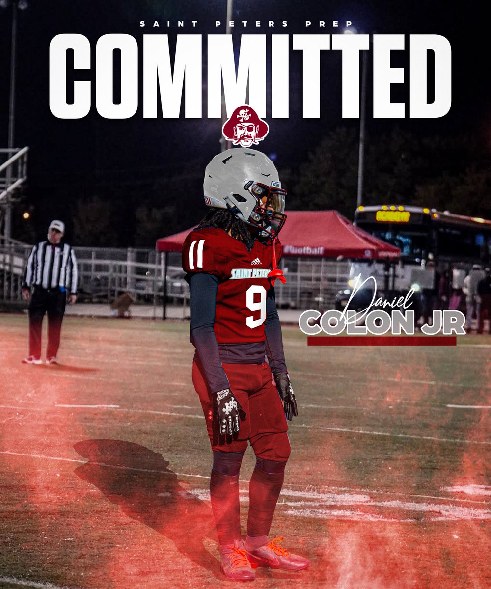 Excited to announce I will be spending my next 4 years at St Peters Prep to continue his academic and football career. Big thanks to my village who supported me through it all. Let’s Work! Go Marauder’s 🏴‍☠️🏴‍☠️🏴‍☠️  <a href="/SPPFootball/">St. Peter's Football 🏴‍☠️</a> <a href="/CoachRichHansen/">Rich Hansen 🏴‍☠️</a> <a href="/AlPopsFootball/">𝐀𝐋 𝐏𝐨𝐩𝐬</a> <a href="/AipElite/">Coach Mega</a>