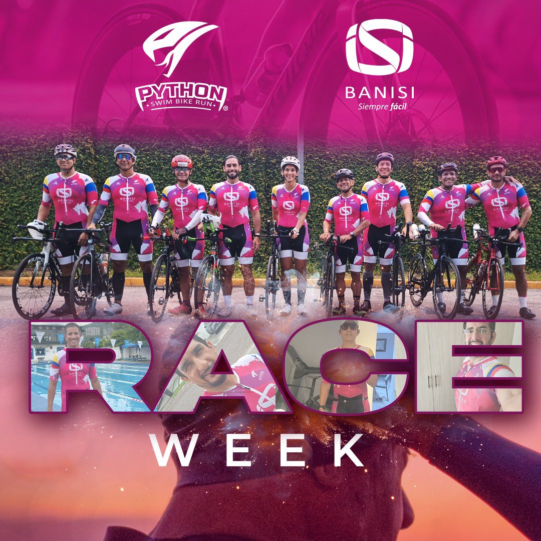 JuanJose_J4's tweet image. #SomosPython , orgullosamente ecuatorianos 🇪🇨 y vamos #RumboAPanama @IRONMANtri -> Ironman 70.3 Panamá 🇵🇦
RACE WEEK